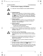 Предварительный просмотр 11 страницы Waeco PerfectCharge W2000 Instruction Manual