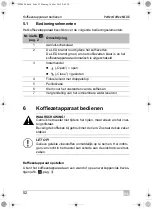 Preview for 52 page of Waeco PerfectCoffee MC06 Operating Manual