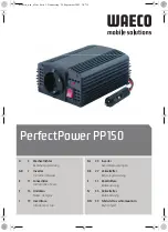 Waeco PerfectPower PP150 Instruction Manual preview