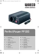 Предварительный просмотр 1 страницы Waeco PerfectPower PP300 Nstruction Manual