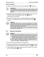 Preview for 22 page of Waeco PerfectView CAM604 Installation And Operating Manual