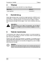 Preview for 109 page of Waeco PerfectView CAM604 Installation And Operating Manual