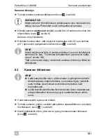 Preview for 161 page of Waeco PerfectView CAM604 Installation And Operating Manual