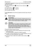 Preview for 222 page of Waeco PerfectView CAM604 Installation And Operating Manual