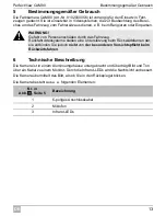 Preview for 13 page of Waeco PerfectView CAM80 Installation And Operating Manual