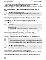 Preview for 17 page of Waeco PerfectView CAM80 Installation And Operating Manual