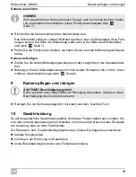 Preview for 19 page of Waeco PerfectView CAM80 Installation And Operating Manual