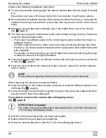 Preview for 28 page of Waeco PerfectView CAM80 Installation And Operating Manual