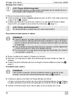 Preview for 42 page of Waeco PerfectView CAM80 Installation And Operating Manual