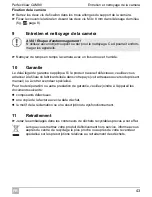 Preview for 43 page of Waeco PerfectView CAM80 Installation And Operating Manual