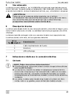 Preview for 49 page of Waeco PerfectView CAM80 Installation And Operating Manual