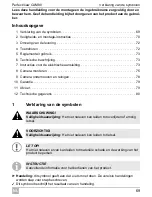 Preview for 69 page of Waeco PerfectView CAM80 Installation And Operating Manual