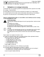 Preview for 70 page of Waeco PerfectView CAM80 Installation And Operating Manual