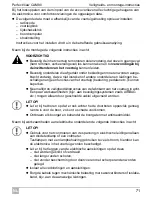 Preview for 71 page of Waeco PerfectView CAM80 Installation And Operating Manual