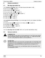 Preview for 75 page of Waeco PerfectView CAM80 Installation And Operating Manual