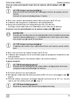 Preview for 77 page of Waeco PerfectView CAM80 Installation And Operating Manual