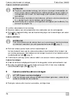 Preview for 78 page of Waeco PerfectView CAM80 Installation And Operating Manual