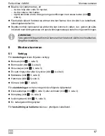 Preview for 97 page of Waeco PerfectView CAM80 Installation And Operating Manual