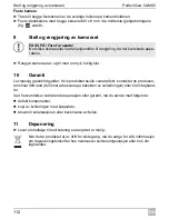 Preview for 112 page of Waeco PerfectView CAM80 Installation And Operating Manual