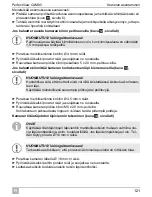 Preview for 121 page of Waeco PerfectView CAM80 Installation And Operating Manual