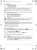 Preview for 57 page of Waeco PerfectView GPS300 Installation And Operating Manual