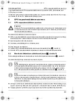 Preview for 69 page of Waeco PerfectView GPS300 Installation And Operating Manual