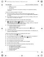 Preview for 23 page of Waeco PerfectView M511L Installation & Operating Manual