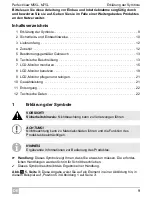 Preview for 9 page of Waeco PerfectView M55L Installation And Operating Manual