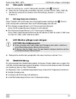 Preview for 21 page of Waeco PerfectView M55L Installation And Operating Manual