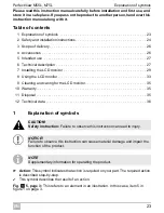 Preview for 23 page of Waeco PerfectView M55L Installation And Operating Manual