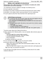 Preview for 24 page of Waeco PerfectView M55L Installation And Operating Manual