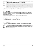 Preview for 35 page of Waeco PerfectView M55L Installation And Operating Manual