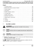 Preview for 194 page of Waeco PerfectView M55L Installation And Operating Manual