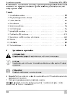 Preview for 208 page of Waeco PerfectView M55L Installation And Operating Manual