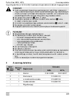 Preview for 225 page of Waeco PerfectView M55L Installation And Operating Manual