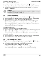 Preview for 21 page of Waeco PerfectView M55LX Installation And Operating Manual