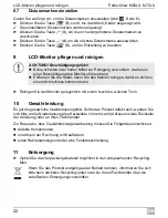 Preview for 22 page of Waeco PerfectView M55LX Installation And Operating Manual