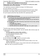 Preview for 25 page of Waeco PerfectView M55LX Installation And Operating Manual