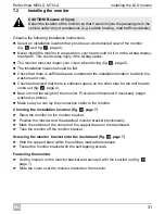 Preview for 31 page of Waeco PerfectView M55LX Installation And Operating Manual