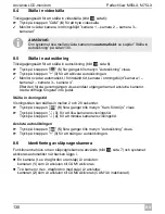 Preview for 130 page of Waeco PerfectView M55LX Installation And Operating Manual