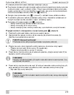 Preview for 219 page of Waeco PerfectView M55LX Installation And Operating Manual