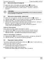 Preview for 222 page of Waeco PerfectView M55LX Installation And Operating Manual