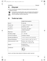 Preview for 57 page of Waeco PerfectView M59L Installation And Operating Instructions Manual