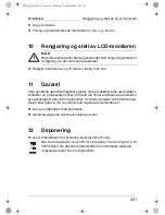 Preview for 221 page of Waeco PerfectView M59L Installation And Operating Instructions Manual