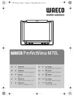 Preview for 1 page of Waeco PerfectView M70L Installation And Operating Manual