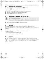 Preview for 21 page of Waeco PERFECTVIEW M75LX Installation And Operating Manual