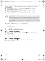 Preview for 242 page of Waeco PERFECTVIEW M75LX Installation And Operating Manual