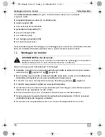 Preview for 76 page of Waeco PerfectView M7LS Installation And Operating Manual