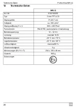 Preview for 24 page of Waeco PerfectView M9LQ Installation And Operating Manual