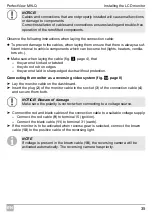 Preview for 35 page of Waeco PerfectView M9LQ Installation And Operating Manual